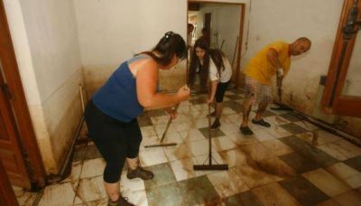Viviendas en riesgo en Sierras Chicas