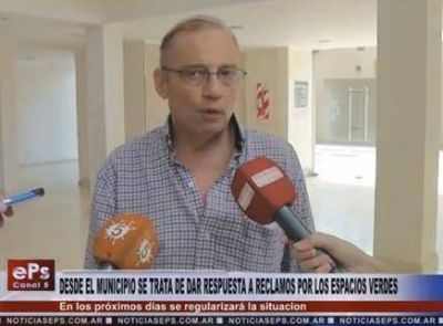 Intentan dar soluci�n a los reclamos por espacios verdes en la ciudad