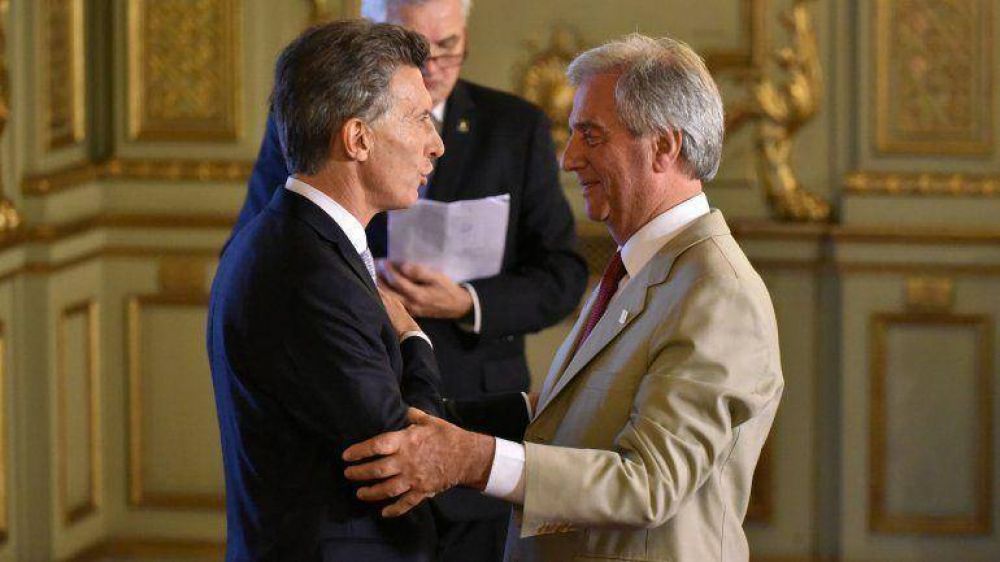 Macri y V�zquez se re�nen en Uruguay