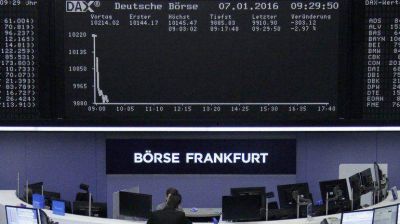 Las bolsas europeas sufren fuertes bajas tras el nuevo desplome chino