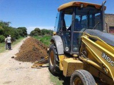 Comenz� la obra de agua potable para �B� Fantasma�