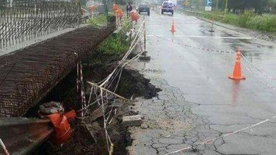 Herencia Alperovich: se est� cayendo otro puente y cortaron la ruta 38 