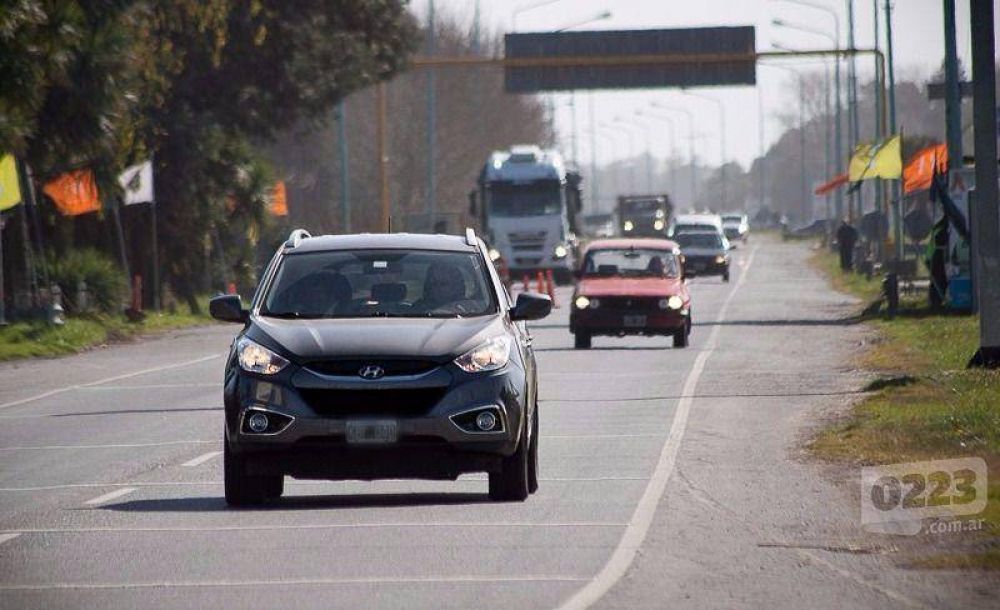 M�s de 16 mil veh�culos llegaron a Mar del Plata durante el fin de semana
