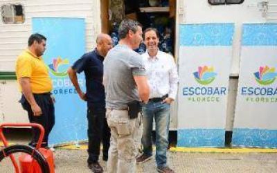 Escobar envi� ayuda a los inundados de Concordia