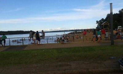 Gran concurrencia en la playa de Candelaria, otra alternativa para disfrutar del verano