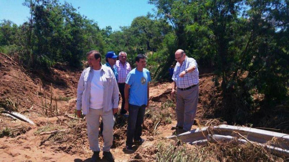 Urtubey recorre el Norte para verificar la situaci�n de los evacuados