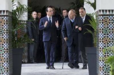Presidente Franc�s visit� la gran mezquita de Paris