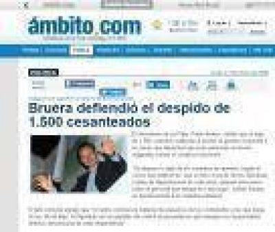 La Plata: Se recalienta el clima pol�tico y a Bruera le recuerdan que baj� 1500 contratos en 2007