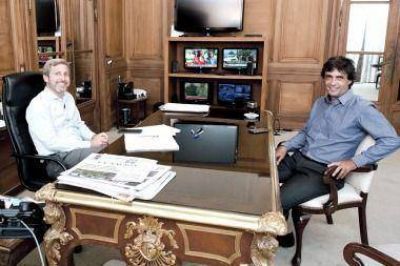 Frigerio analiz� con Lacunza la situaci�n fiscal y financiera bonaerense
