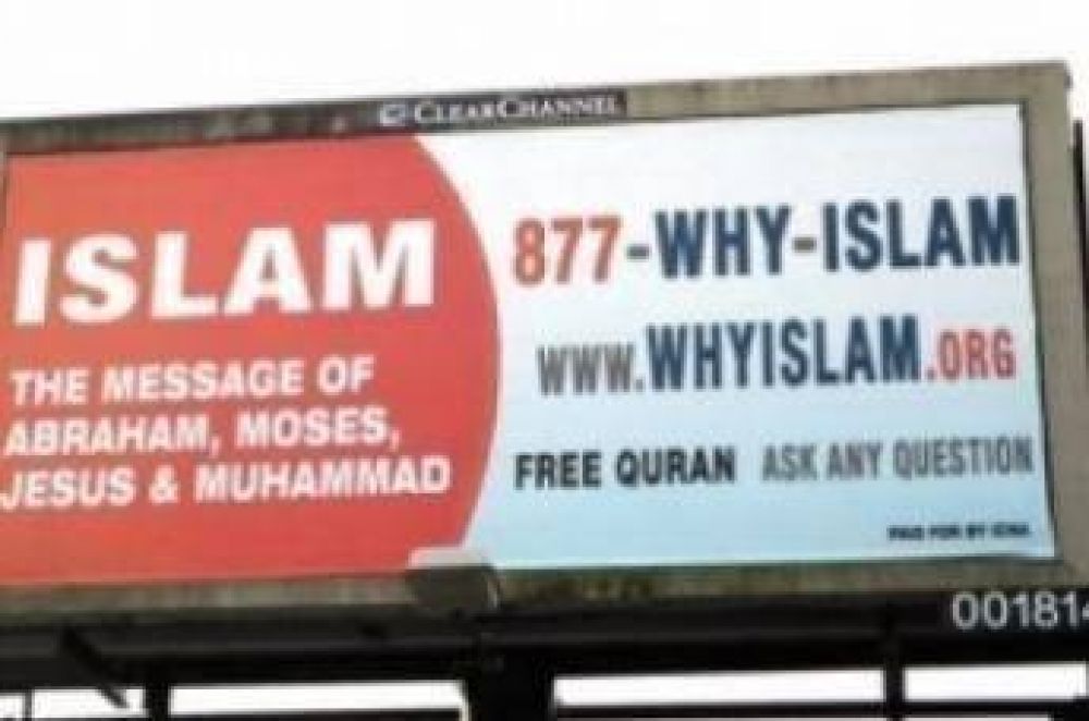 Carteles publicitarias sobre el Islam en los EE.UU