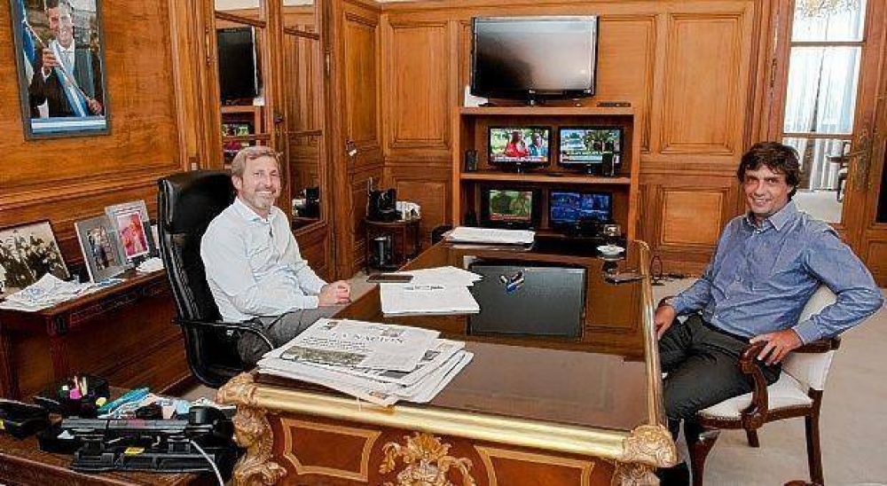 Lacunza se reuni� con Frigerio y evaluaron posible reforma en ley de coparticipaci�n