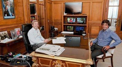Lacunza se reuni� con Frigerio y evaluaron posible reforma en ley de coparticipaci�n