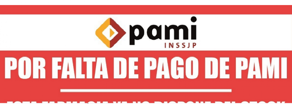 EL COLEGIO DE FARMAC�UTICOS DE LAN�S INFORMA SOBRE LA FALTA DE ATENCI�N A PAMI