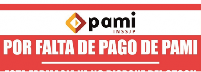 EL COLEGIO DE FARMAC�UTICOS DE LAN�S INFORMA SOBRE LA FALTA DE ATENCI�N A PAMI
