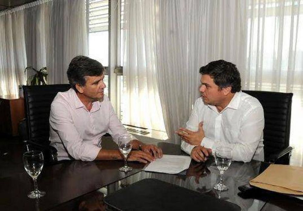 Juan Zabaleta se reuni� con el ministro Santiago L�pez Medrano