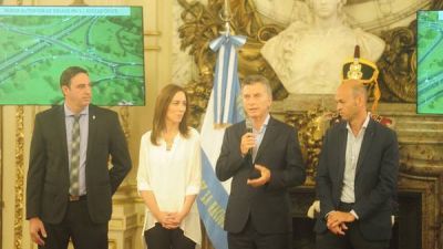 Macri anunci� una obra con Vidal y les volvi� a pegar a los K