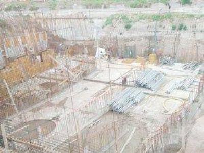 Construyen el edificio principal de la nueva Estaci�n de Bombeo