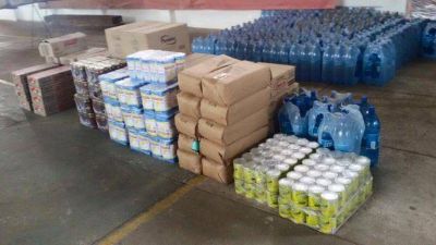Llegaron insumos de Provincia y Naci�n para los inundados