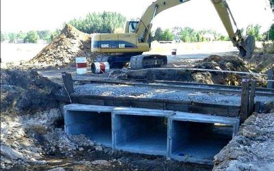 Colocan puente en calle 157 y las v�as del ferrocarril