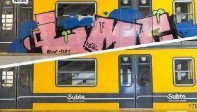 Subte: se redujo a la mitad el vandalismo