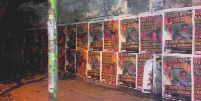 Escracharon con afiches a la ministra de Salud de la provincia