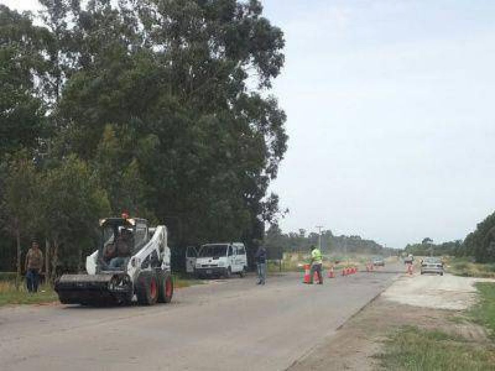 COMENZARON OBRAS DE REPAVIMENTACI�N EN LA AVENIDA JORGE NEWBERY