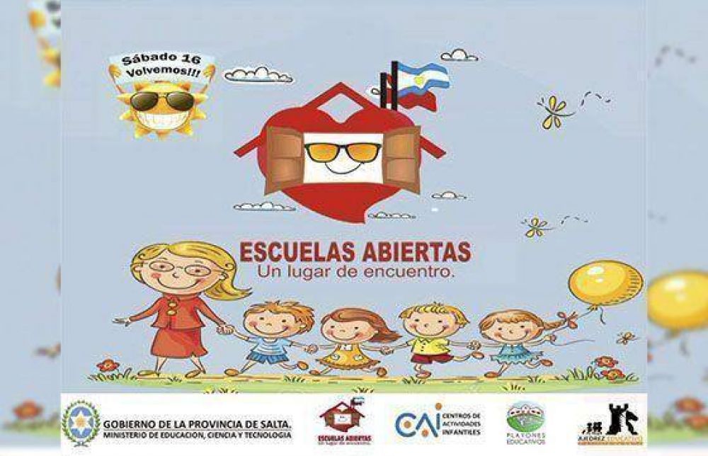 Desde ma�ana escuelas abiertas abre sus puertas