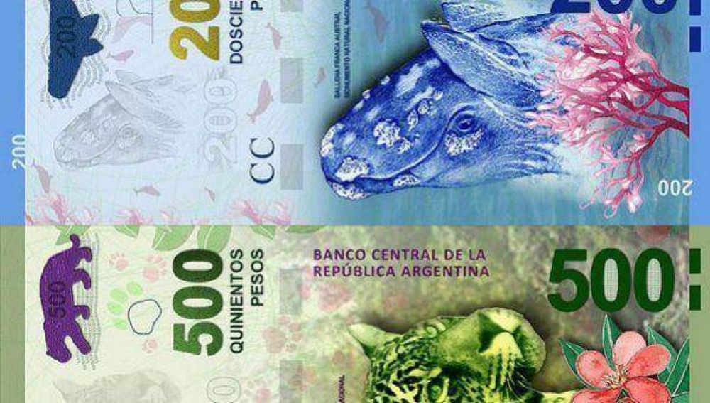 El Banco Central emitir billetes de 200 y 500 pesos