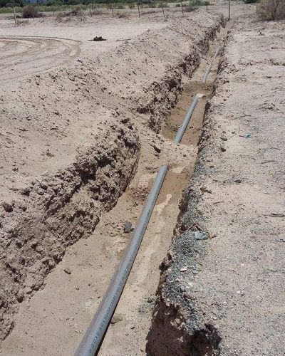 Obra de agua potable en Santa Mar�a