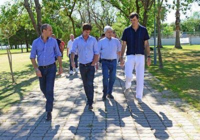 Luis Andreotti y Esteban Bullrich recorrieron complejos deportivos de San Fernando
