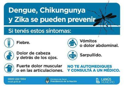 Campa�a contra el dengue en Lan�s