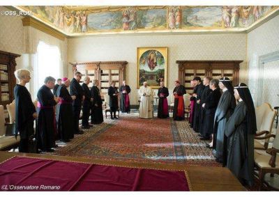 �Seamos art�fices de unidad y paz, dejando de lado las diferencias�, el Papa a los Luteranos