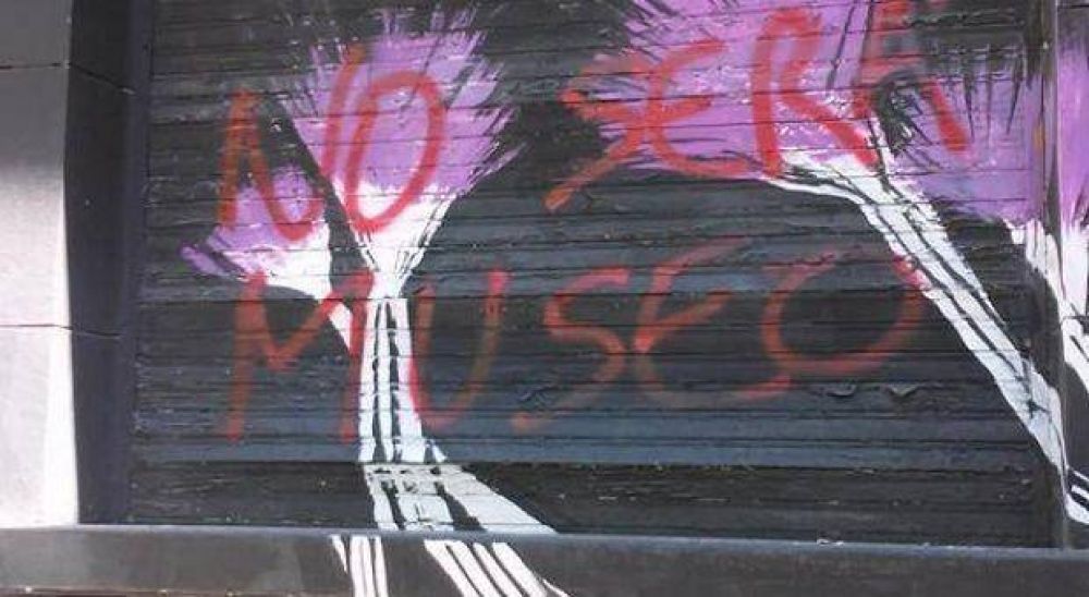 Otro ex centro clandestino de detenci�n amaneci� con pintadas intimidantes