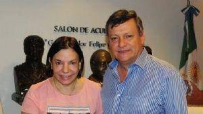 Peppo coordin� con Mendoza l�neas de trabajo para beneficiar a los chaque�os
