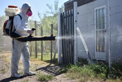 INTENSIFICAN LOS TRABAJOS DE PREVENCI�N CONTRA EL DENGUE EN DISTINTOS SECTORES DE LA CIUDAD