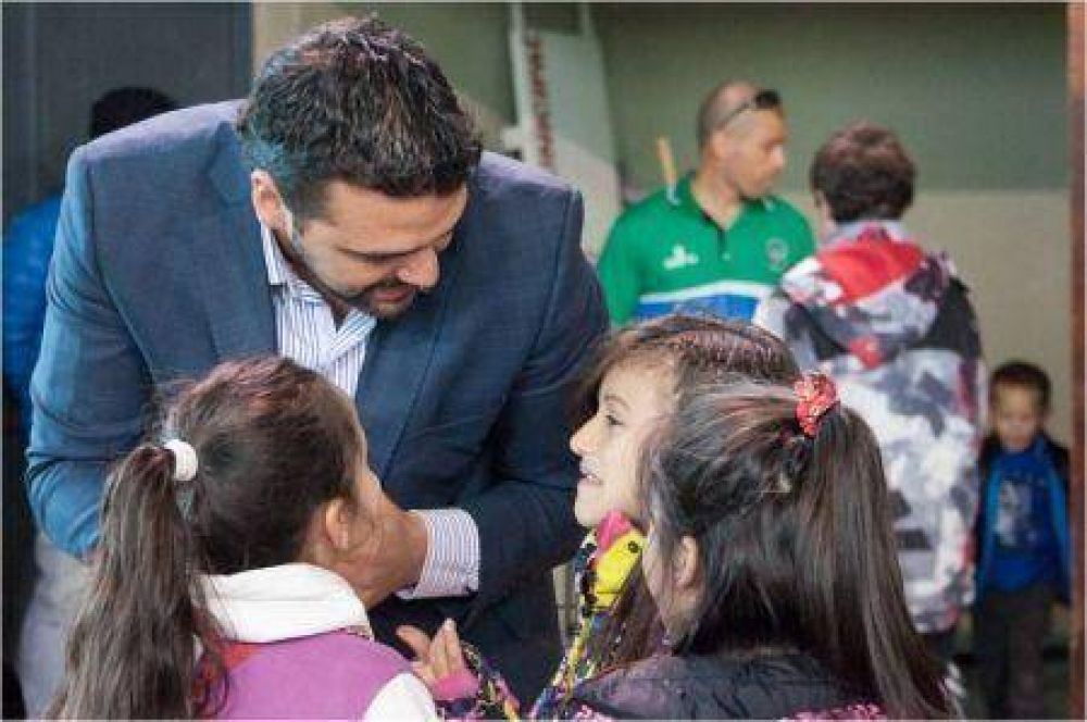 Vuoto comparti� la tarde con los chicos