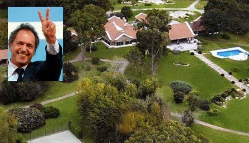 De mendigo a millonario�? Scioli tendr�a tres estancias en la zona de Tandil-Balcarce