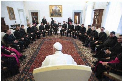 �Qu� le dijo el Papa al Colegio sacerdotal argentino?