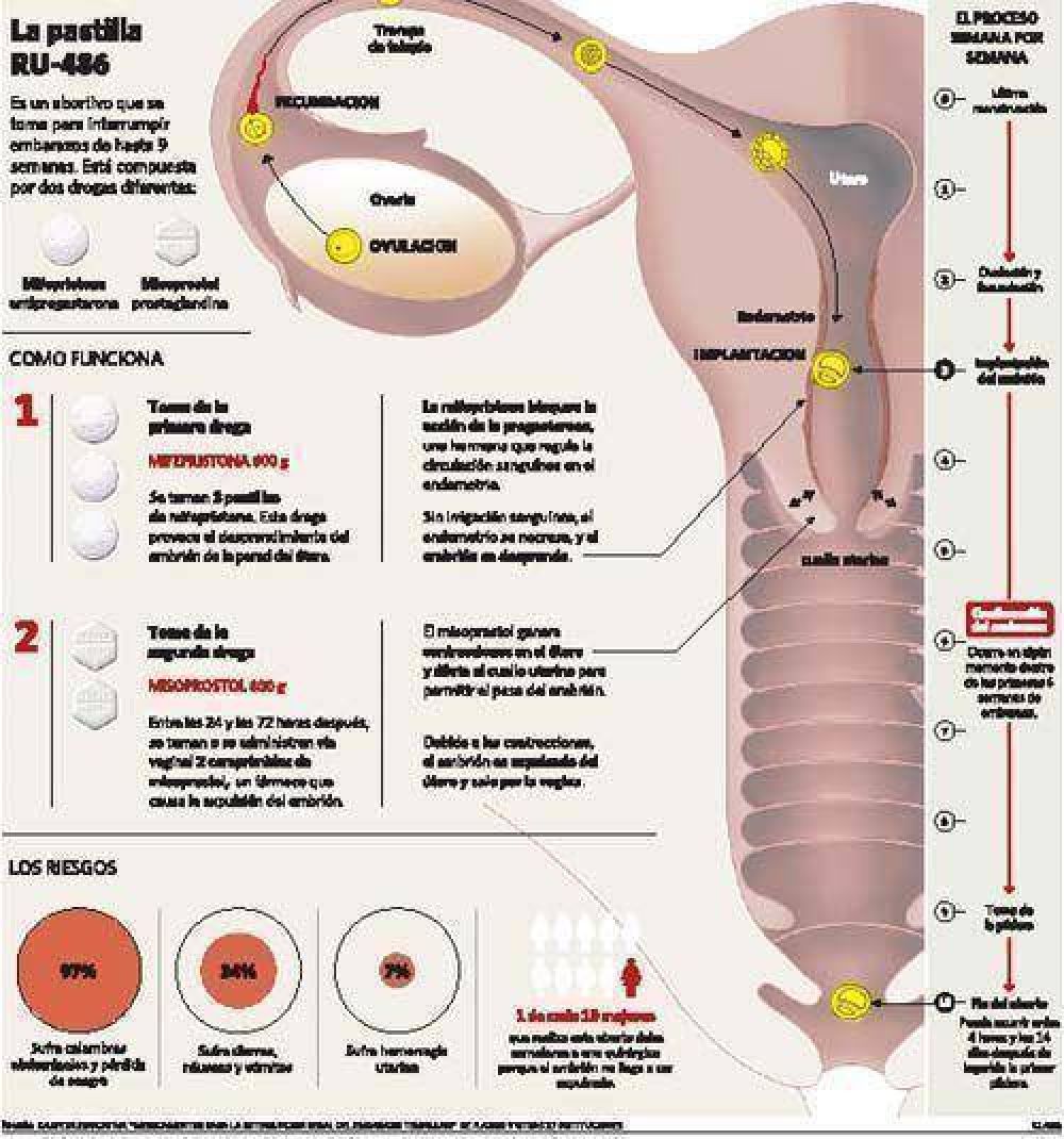 En forma ilegal, se compran por ao 8.000 pastillas para abortar