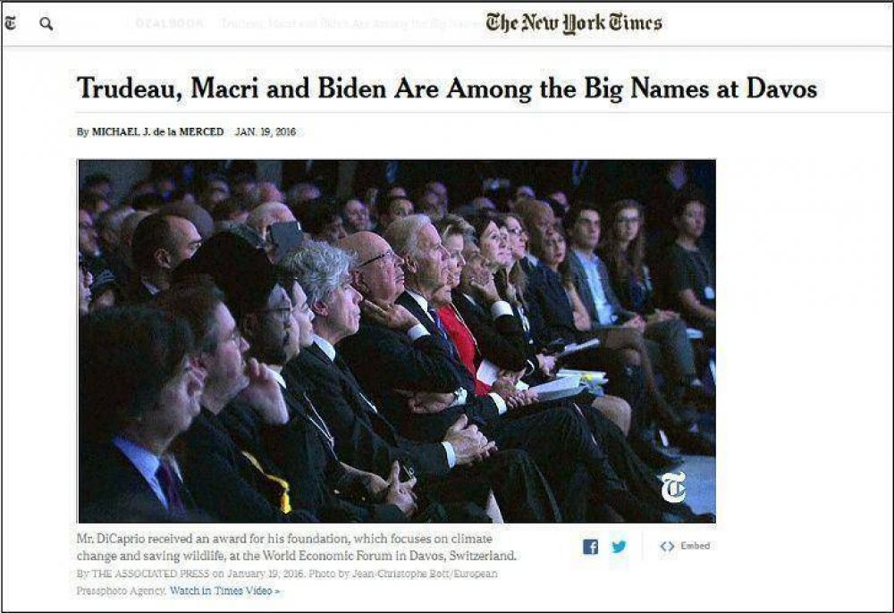 Para el New York Times, Macri es uno de los 