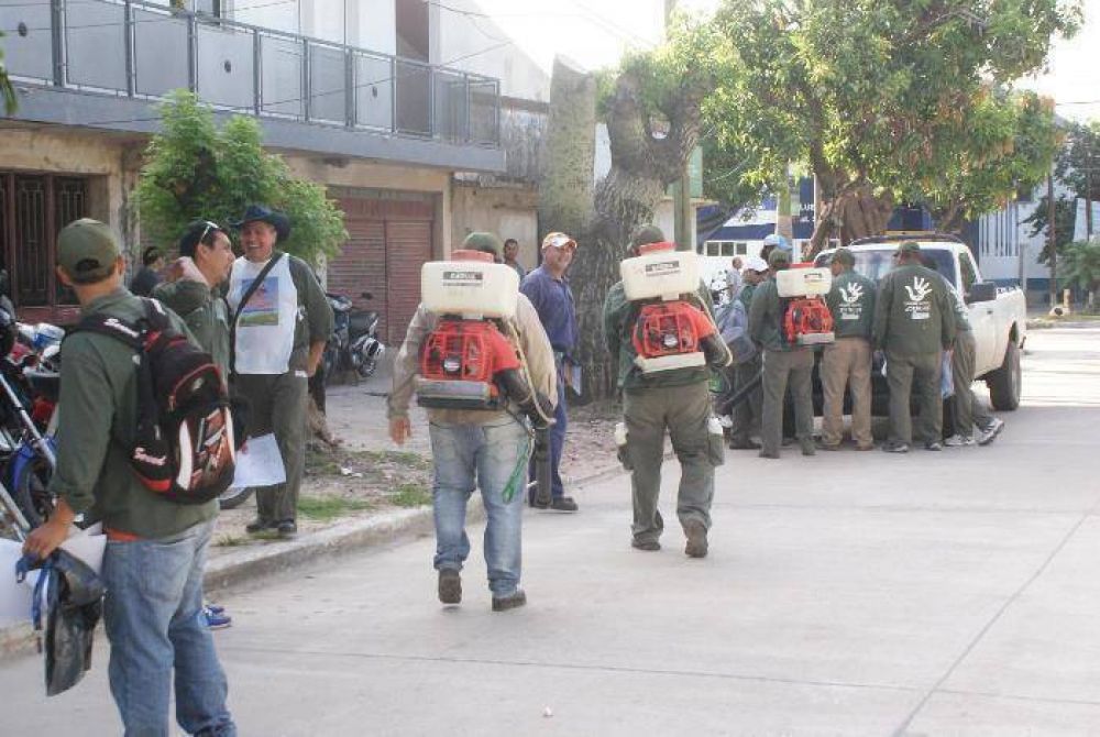 Se fumigan unas 1600 manzanas por d�a en los distintos barrios de la ciudad