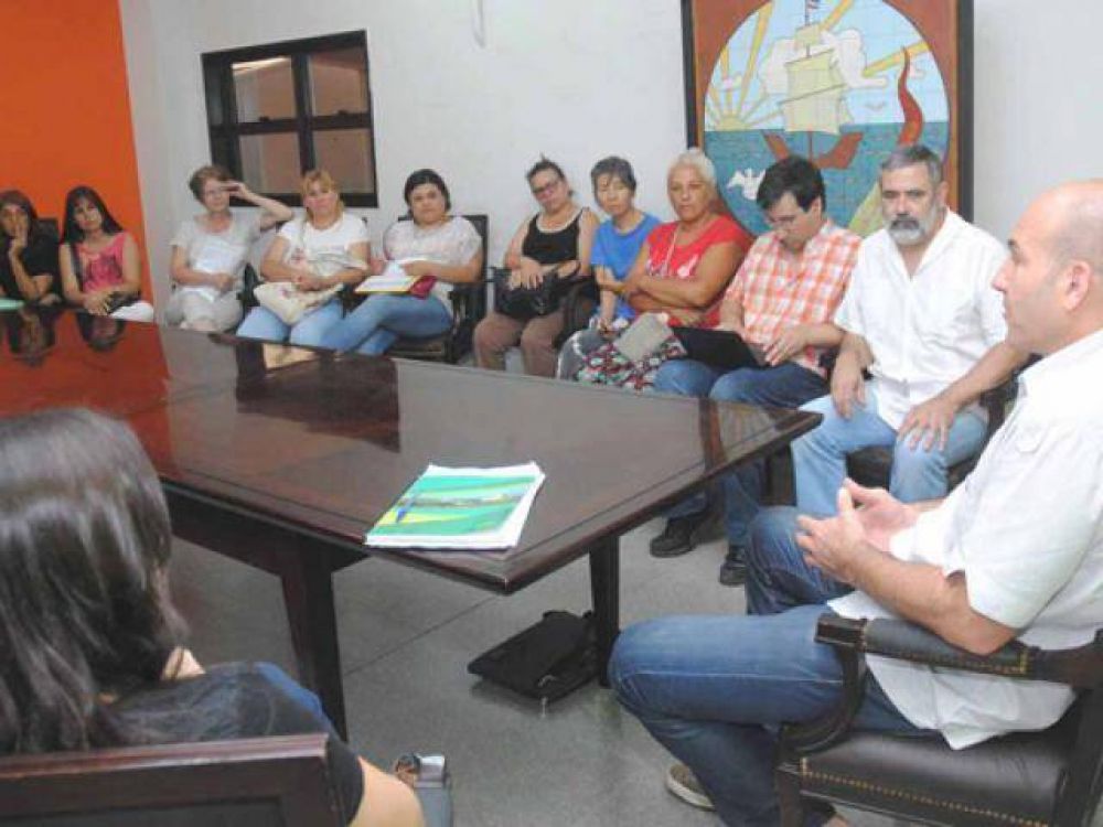 El Intendente, junto al Consejo Local de Ni�ez y Adolescencia