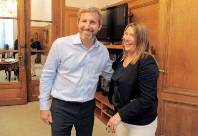 Frigerio y Bertone analizaron obras para Tierra del Fuego