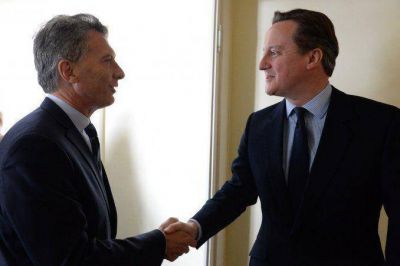 Seg�n un diario ingl�s, Cameron le dijo a Macri que las Malvinas seguir�n siendo brit�nicas