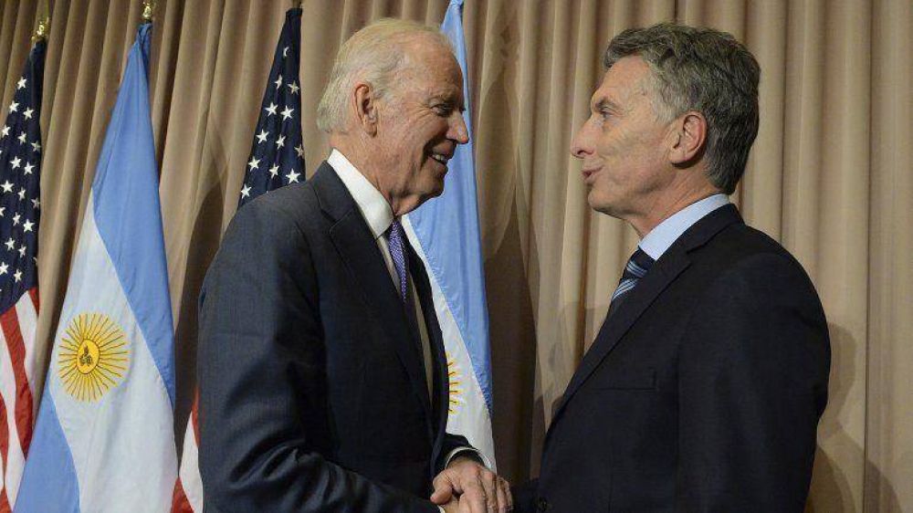 Mauricio Macri se reuni con Joe Biden, vicepresidente de los Estados Unidos