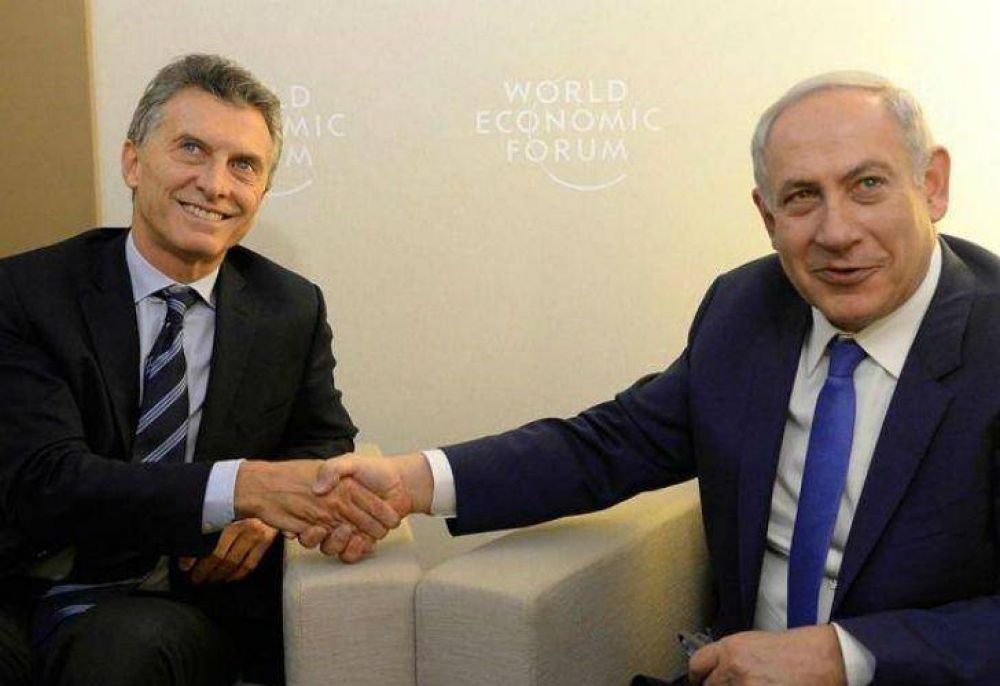 Macri acord� profundizar relaciones bilaterales con Benjamin Netanyahu