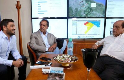 Scioli visit� Berazategui, capital provincial de los Parques Industriales