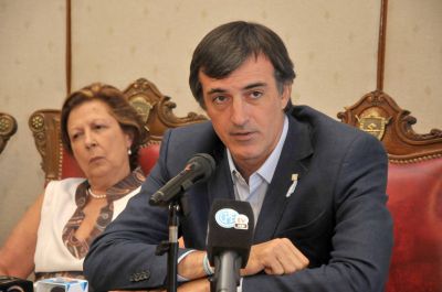 El ministro de Educaci�n de la Naci�n, Esteban Bullrich, visita San Luis