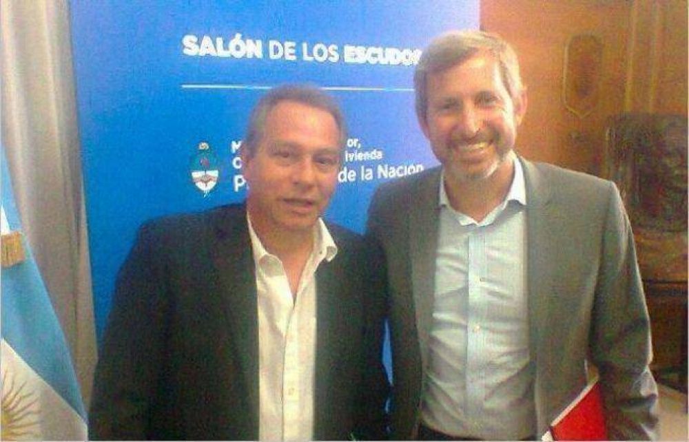 Bergia gestion� con Frigerio fondos para la continuidad de obras