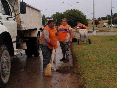 Limpieza en puntos de la ciudad